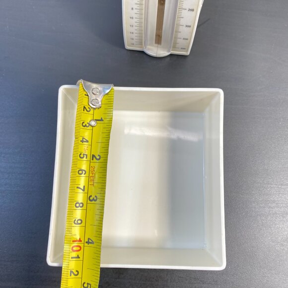 Vanilla White Plastic TERRAILLON Kitchen Scales, Max 500 G, Working, Vintage - Picture 5 of 10